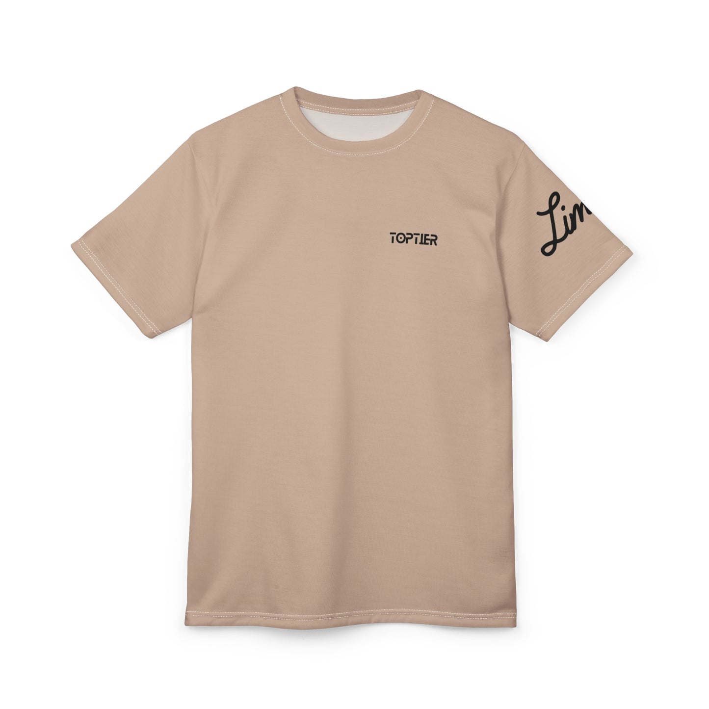 Top Tier Workout Shirt - Taupe Limitless