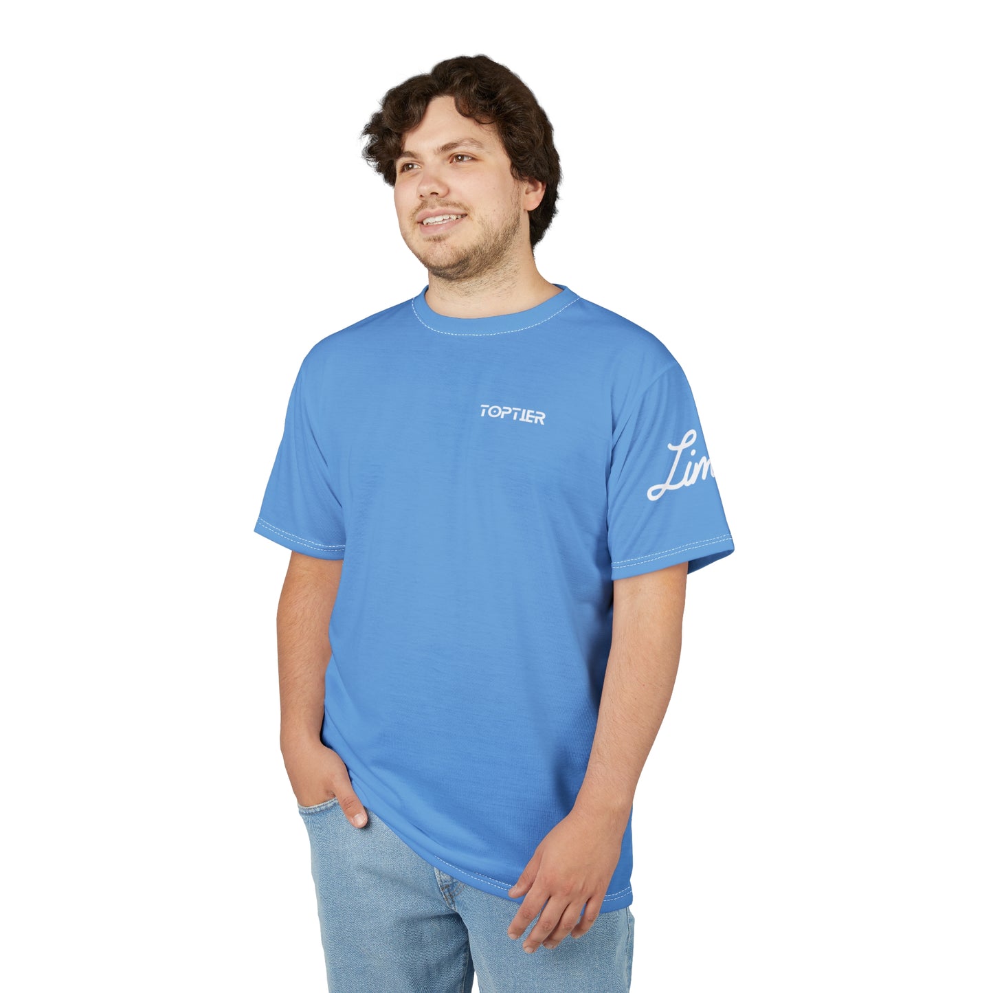 Top Tier Workout Shirt - Light Blue Limitless
