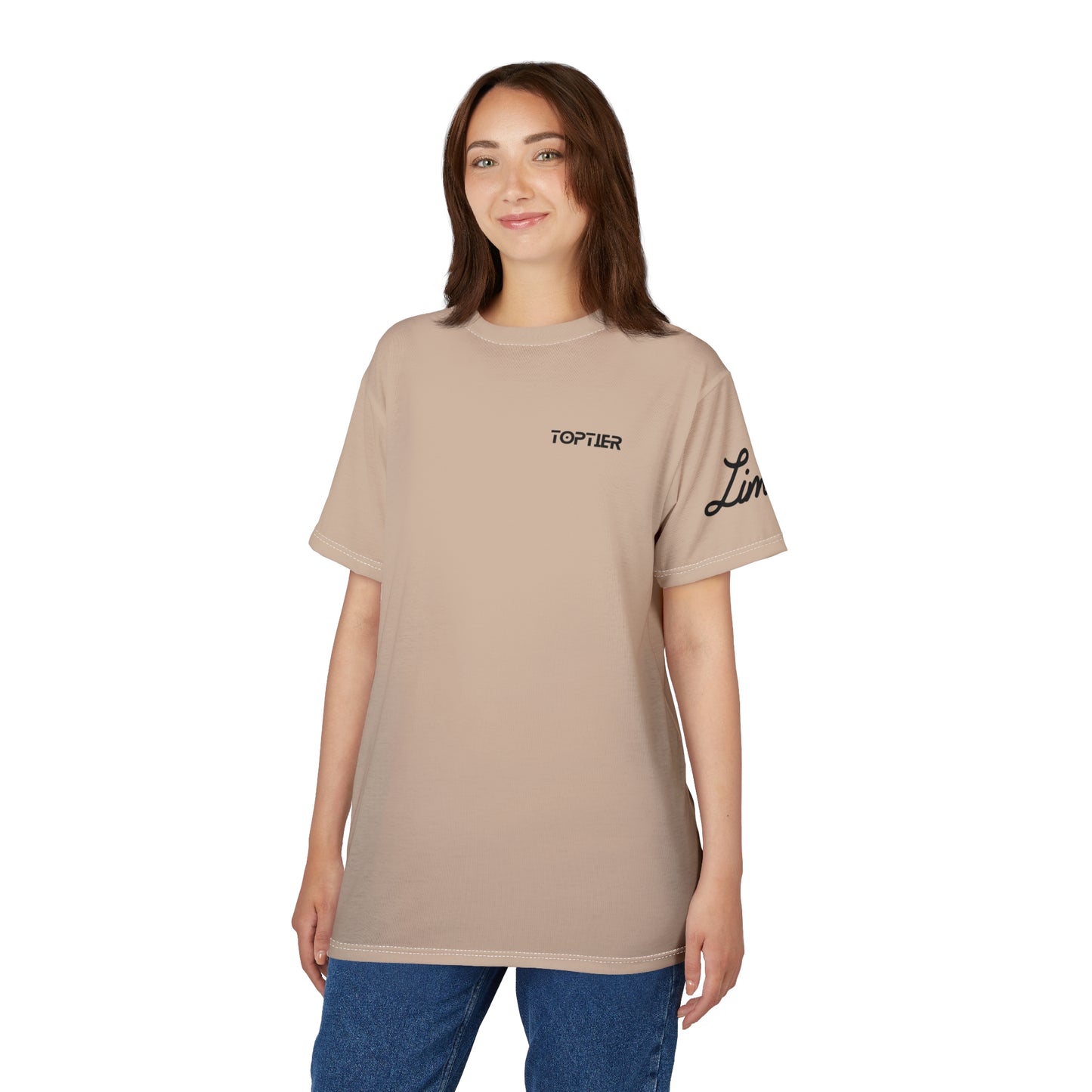 Top Tier Workout Shirt - Taupe Limitless