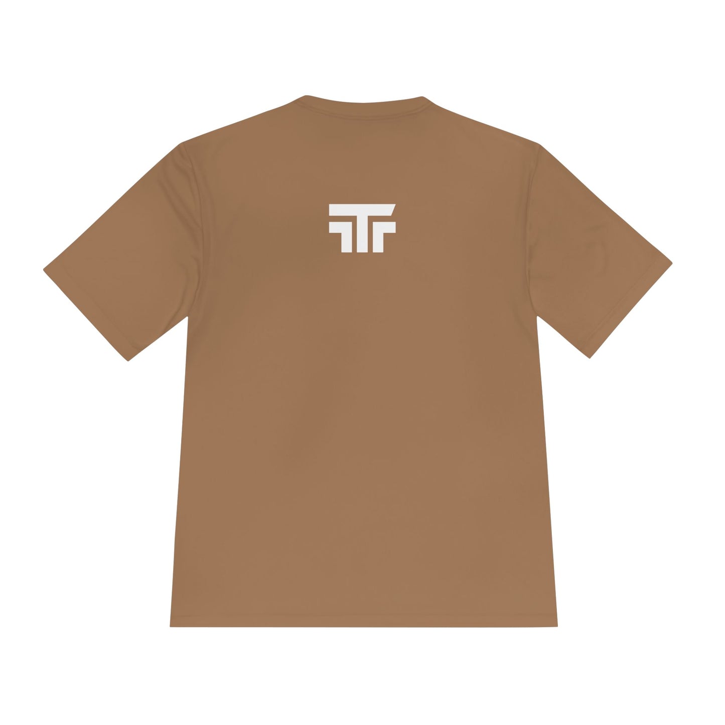 Gray Top Tier Gymrat logo T-shirt by Printify displayed on a model, featuring a front print of the Gymrat logo.