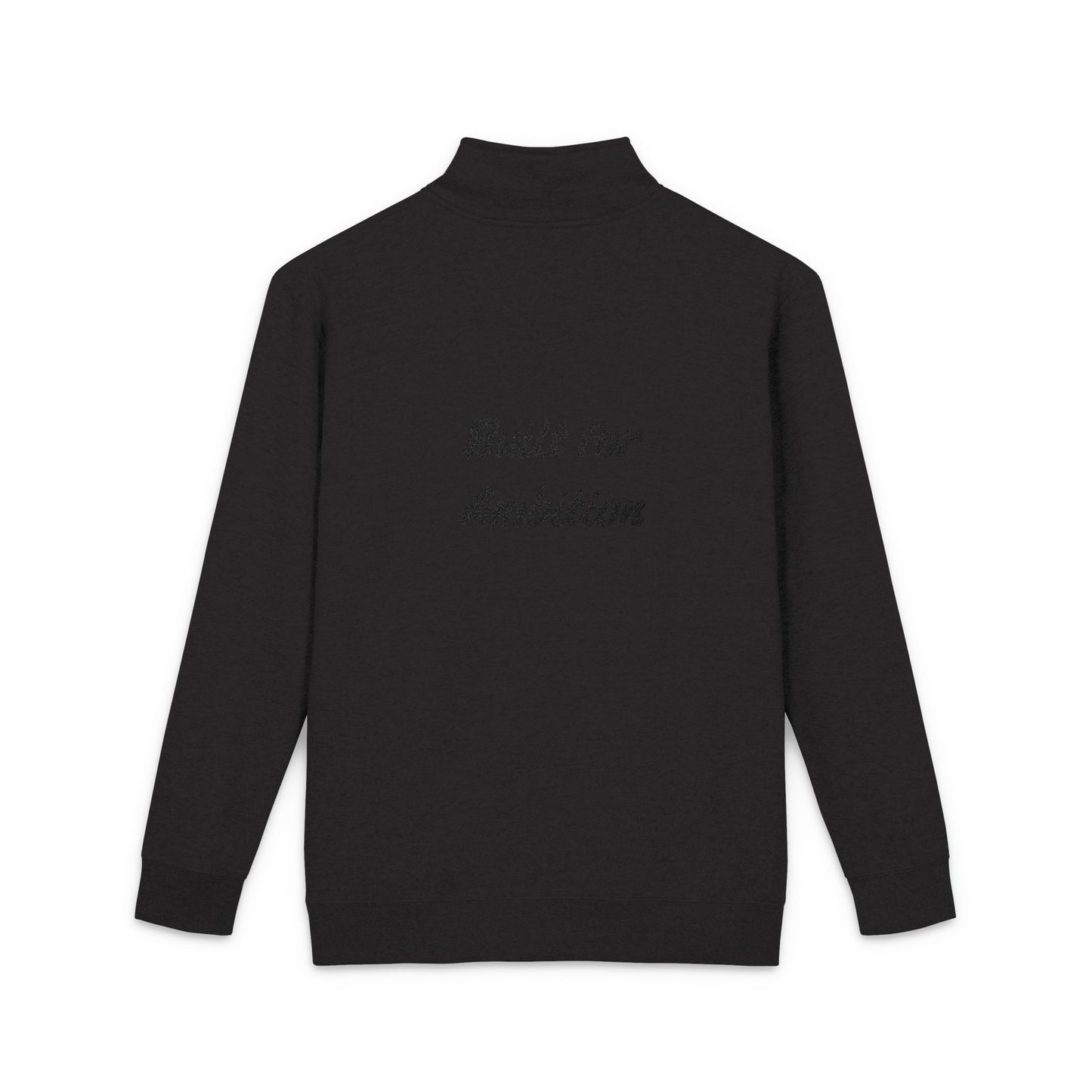Built for Ambition Embroidery Fleece Pullover Black Font