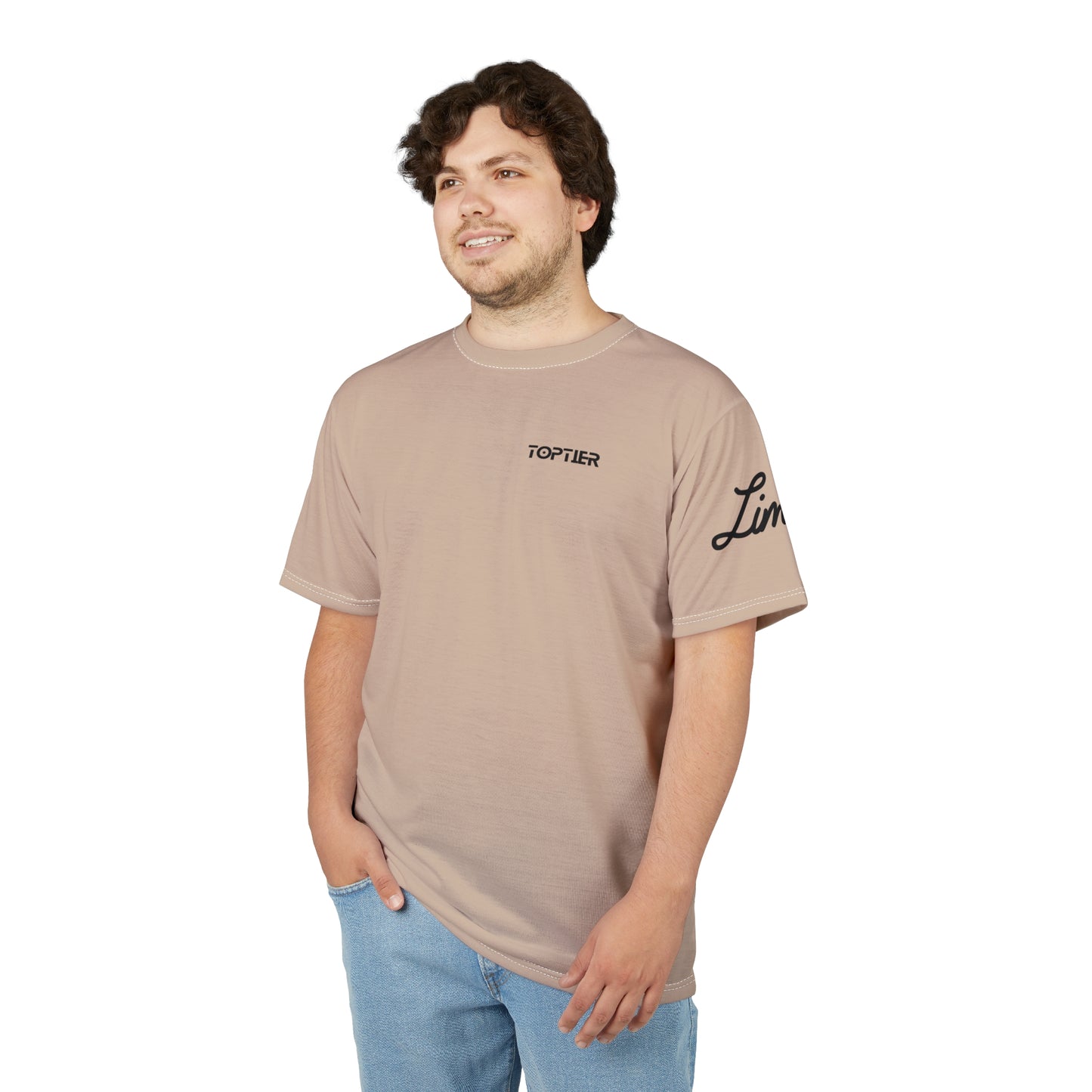 Top Tier Workout Shirt - Taupe Limitless