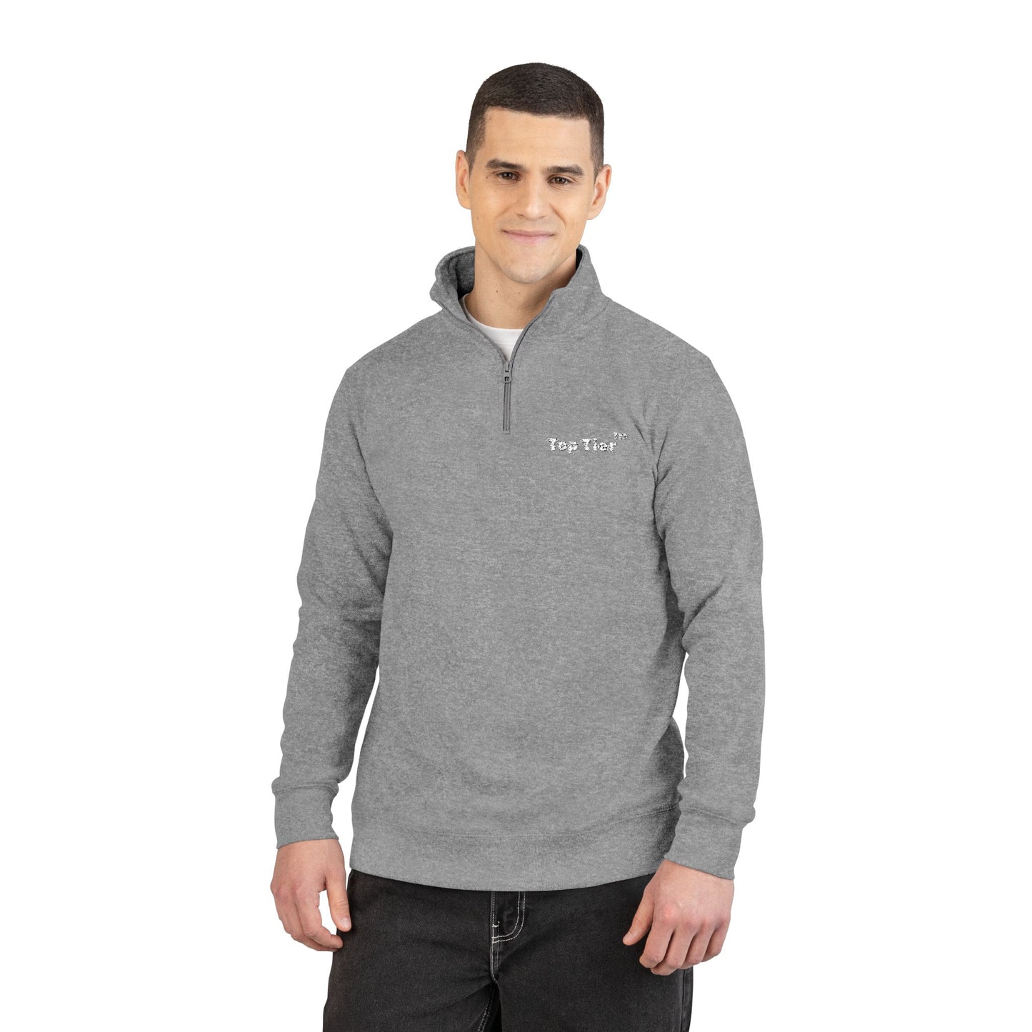 Built for Ambition Embroidery Fleece Pullover White Font