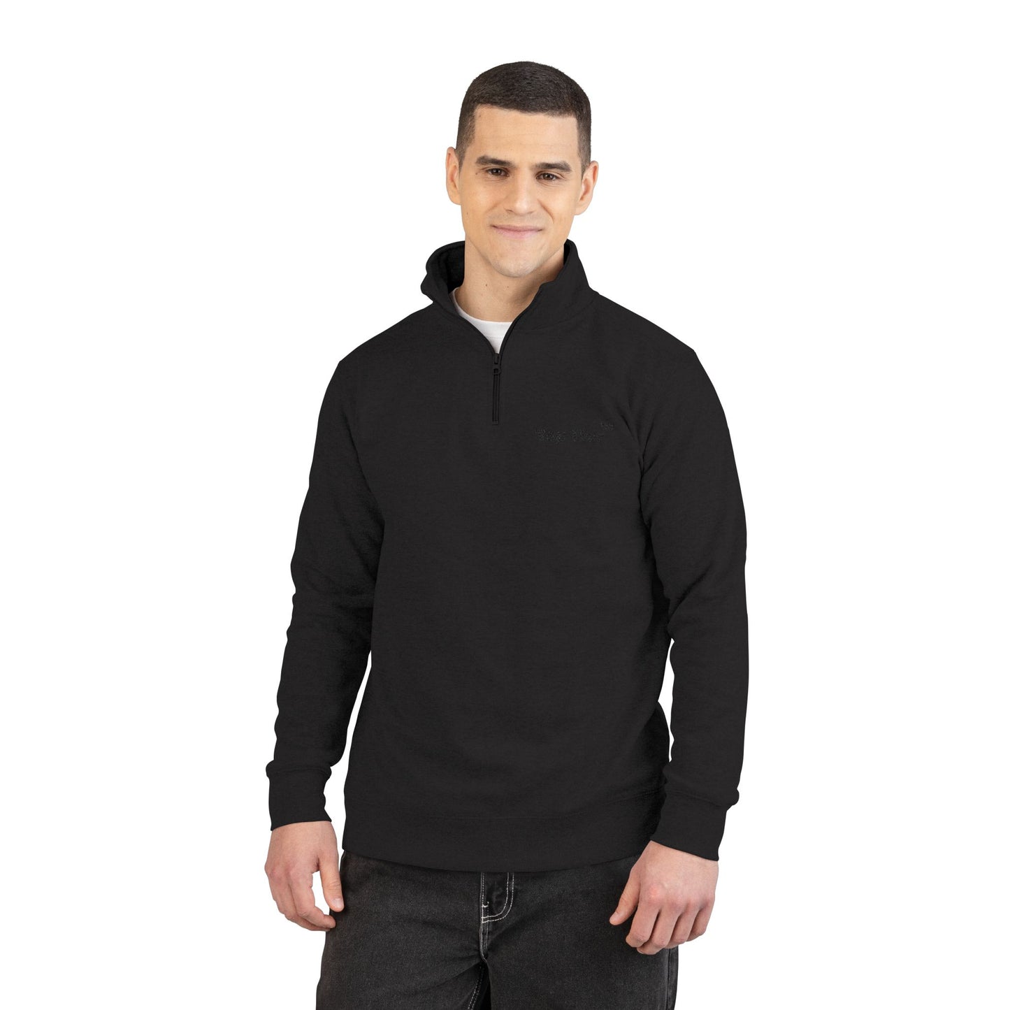 Built for Ambition Embroidery Fleece Pullover Black Font