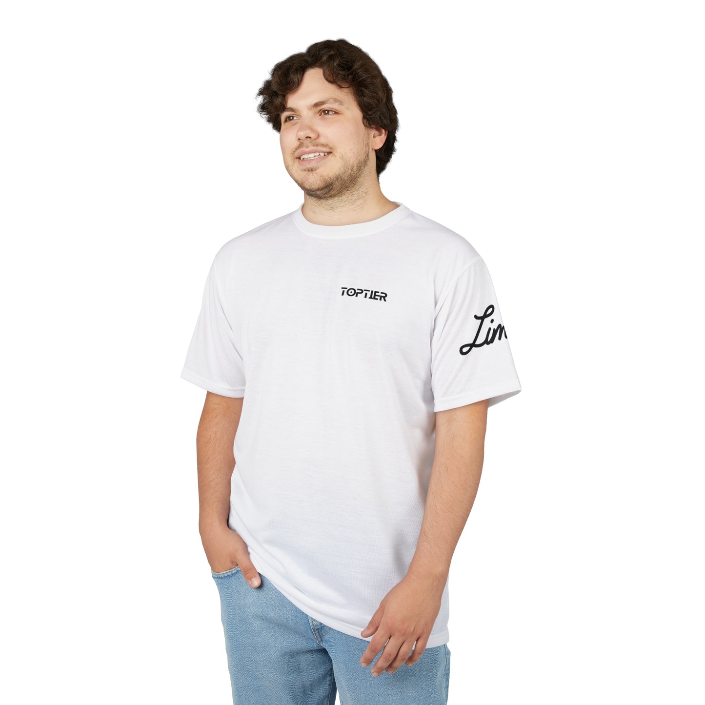 Top Tier Workout Shirt - White Limitless