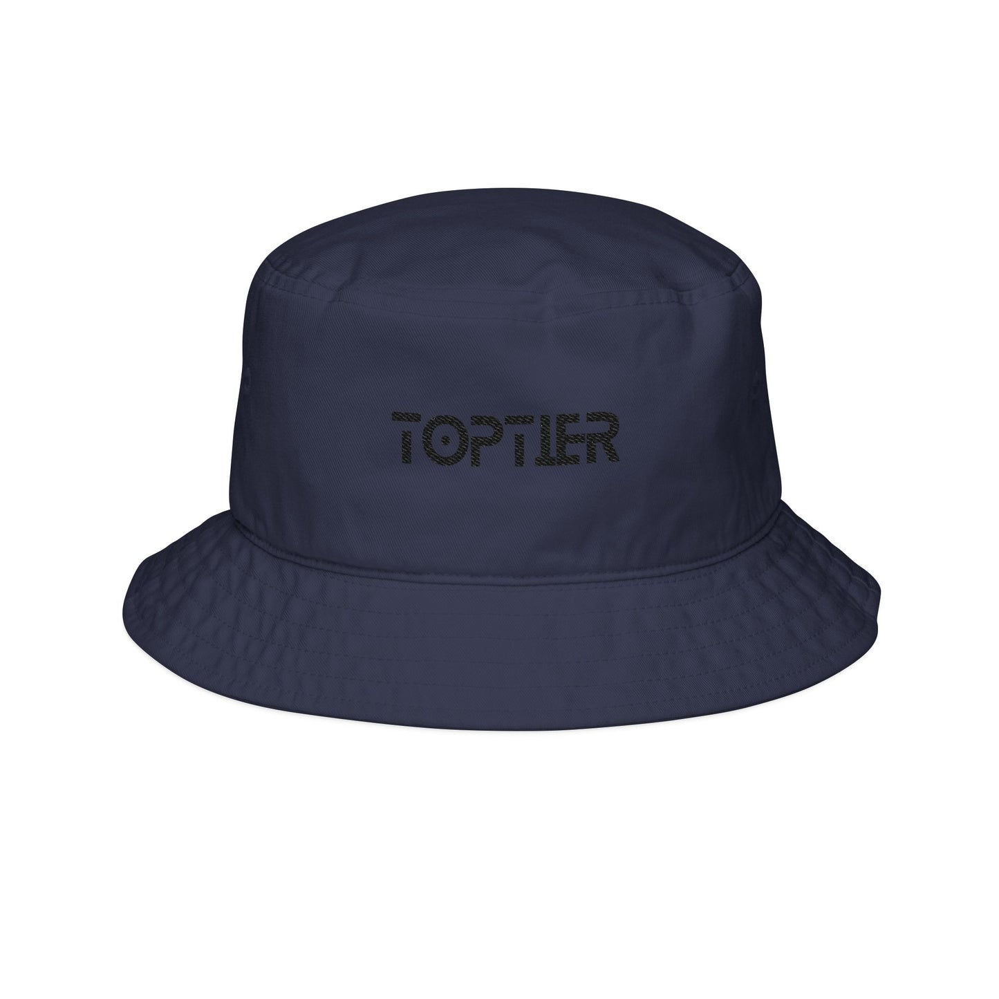 Embroidered Bucket Hat Black Font