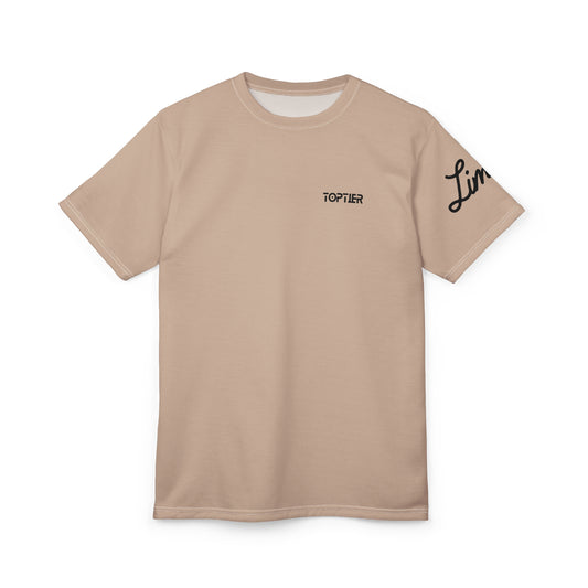Top Tier Workout Shirt - Taupe Limitless