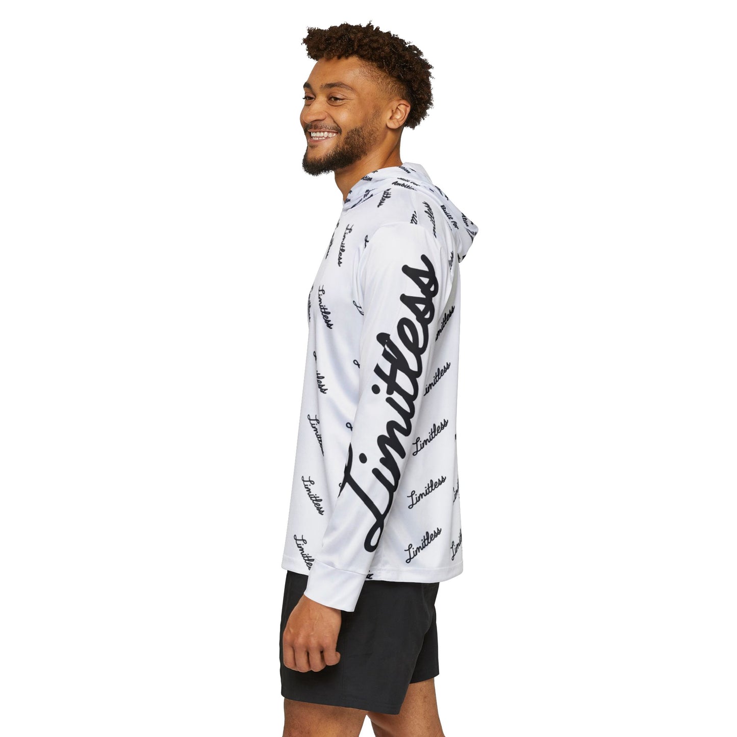 White AOP Performance Hoodie - Top Tier Apparel