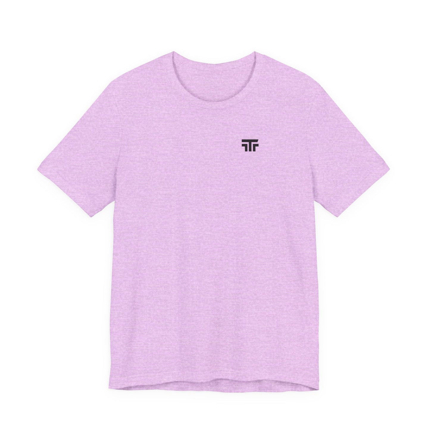 Printify Top Tier Core Tee, a classic unisex cotton T-shirt in black with a crew neckline and short sleeves.