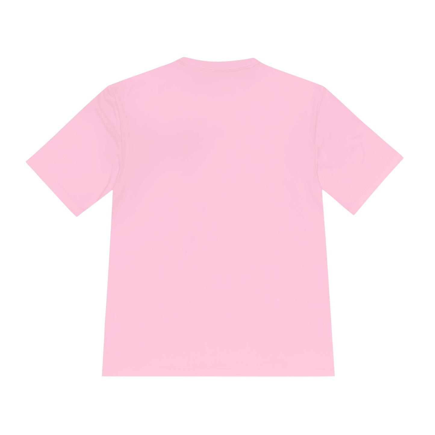 White Top Tier Performance Tee T-shirt by Printify, featuring a comfortable fit and minimalist design on a plain background.