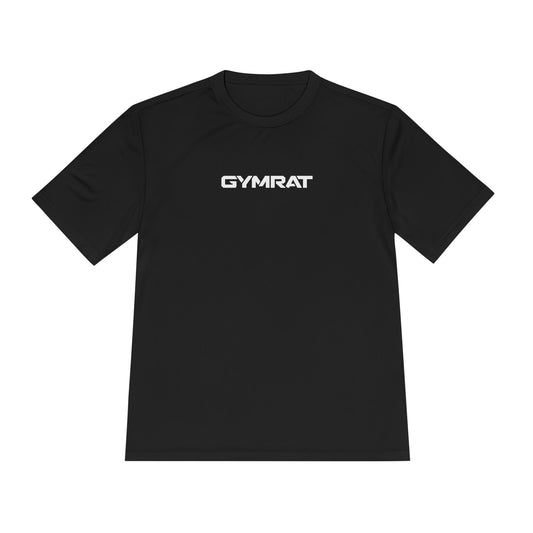Black Top Tier Gymrat logo T-shirt from Printify, featuring a front print of the Gymrat logo on a casual cotton shirt.