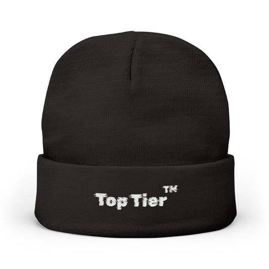 Top Tier Embroidered Knit Beanie - Top Tier Apparel