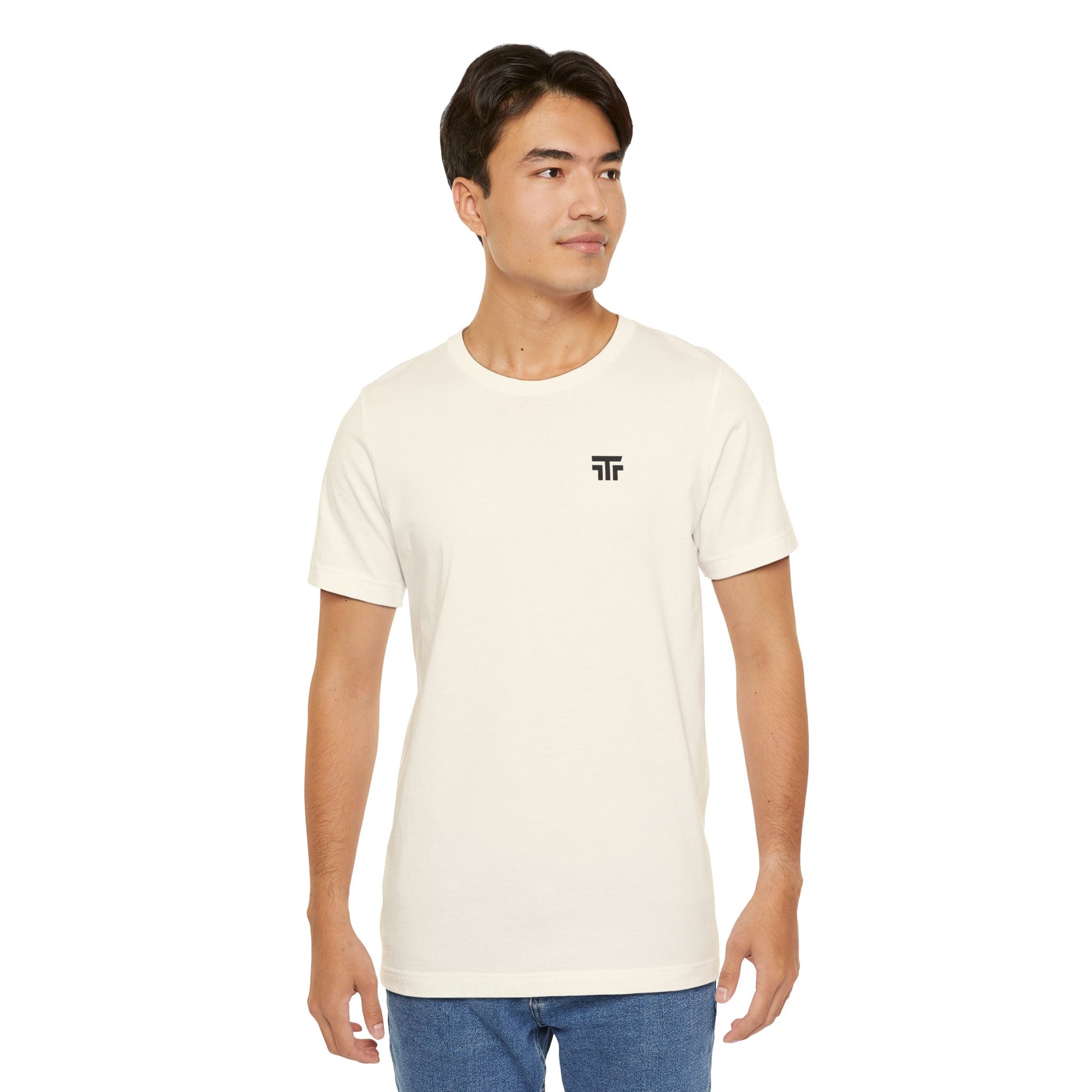 Printify Top Tier Core Tee, a classic unisex T-shirt in soft fabric with a crew neckline, displayed flat on a neutral background.