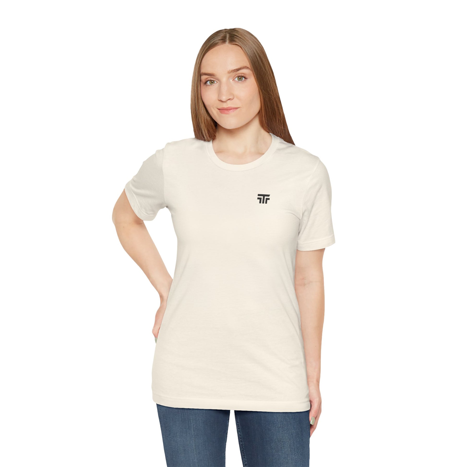 Printify Top Tier Core Tee, a classic cotton T-shirt with a comfortable fit and simple design, shown on a plain background.