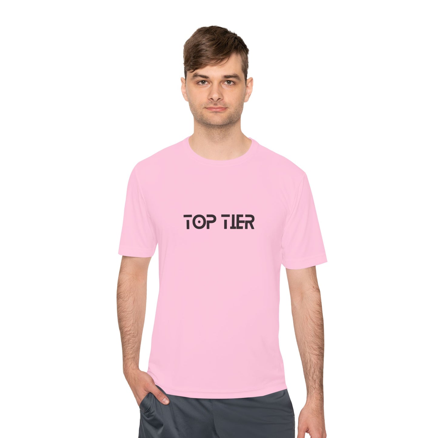 Printify Top Tier Performance T-Shirt featuring a comfortable fit and stylish design, ideal for activewear and casual wear.