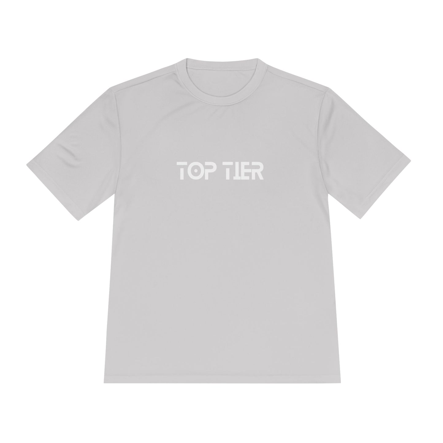 Printify Top Tier Performance Tee T-shirt in black, featuring a comfortable fit and breathable fabric for active wear.