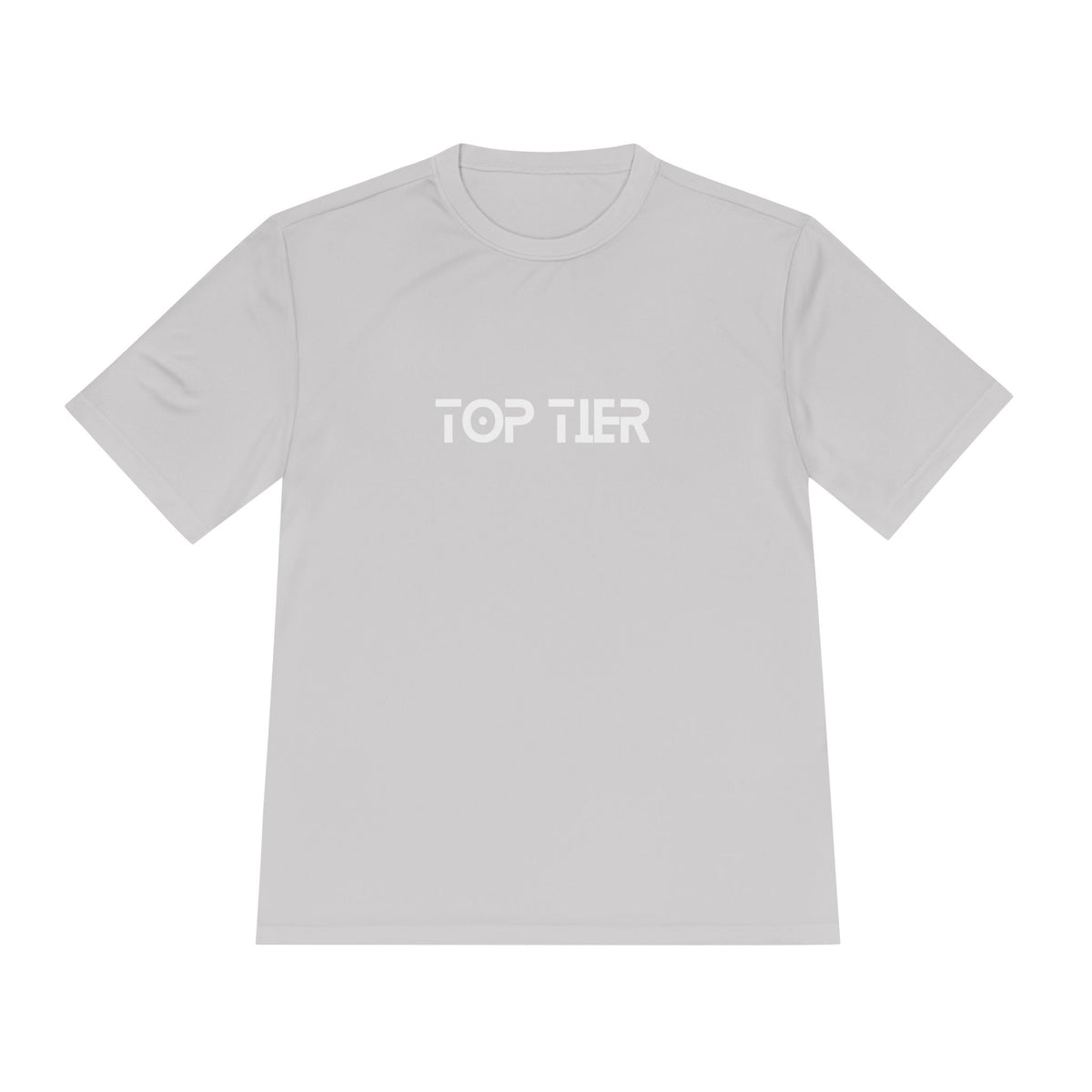 Printify Top Tier Performance Tee T-shirt in black, featuring a comfortable fit and breathable fabric for active wear.
