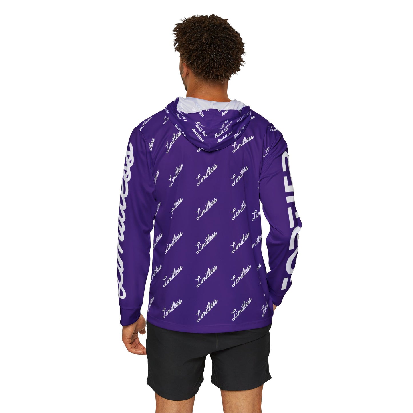 Purple AOP Limitless Performance Hoodie - Top Tier Apparel