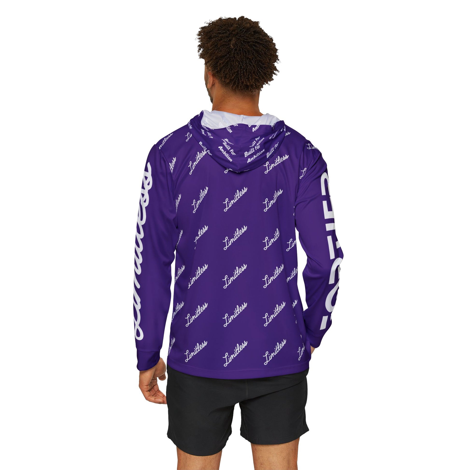 Purple AOP Limitless Performance Hoodie - Top Tier Apparel