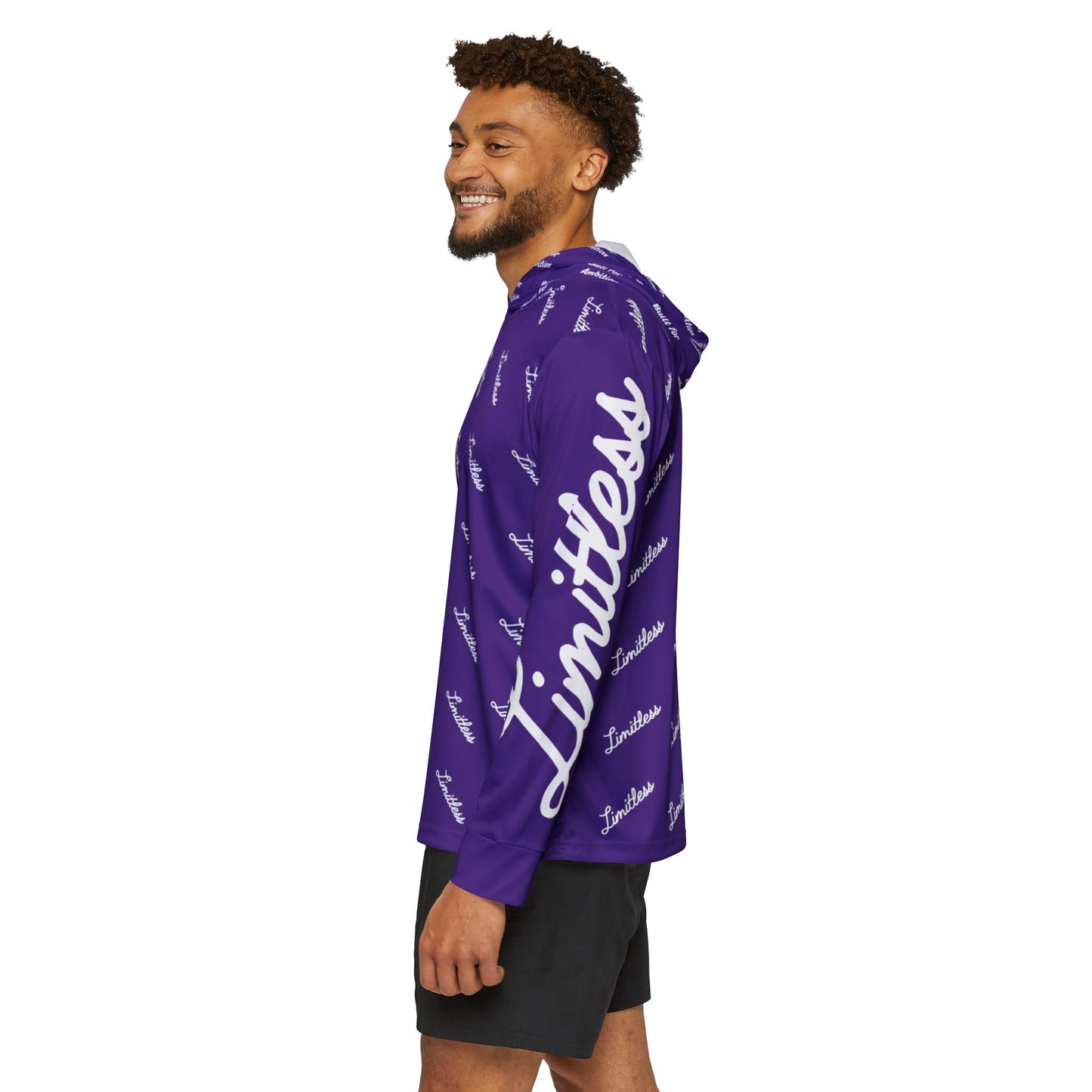 Purple AOP Limitless Performance Hoodie - Top Tier Apparel
