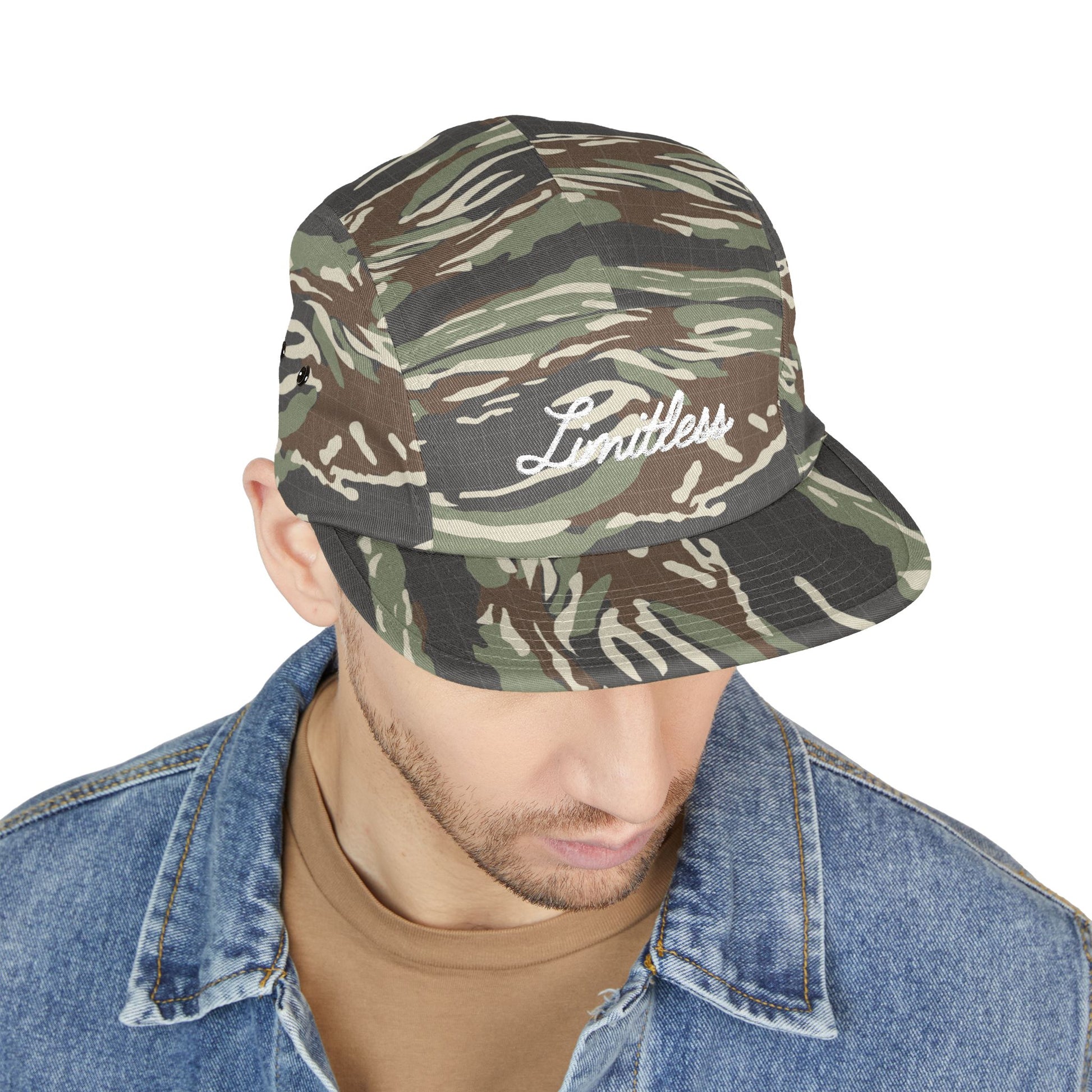 Top Tier Embroidered 5 Panel Cap - Top Tier Apparel