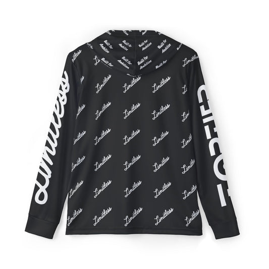 Black AOP Performance Hoodie - Top Tier Apparel