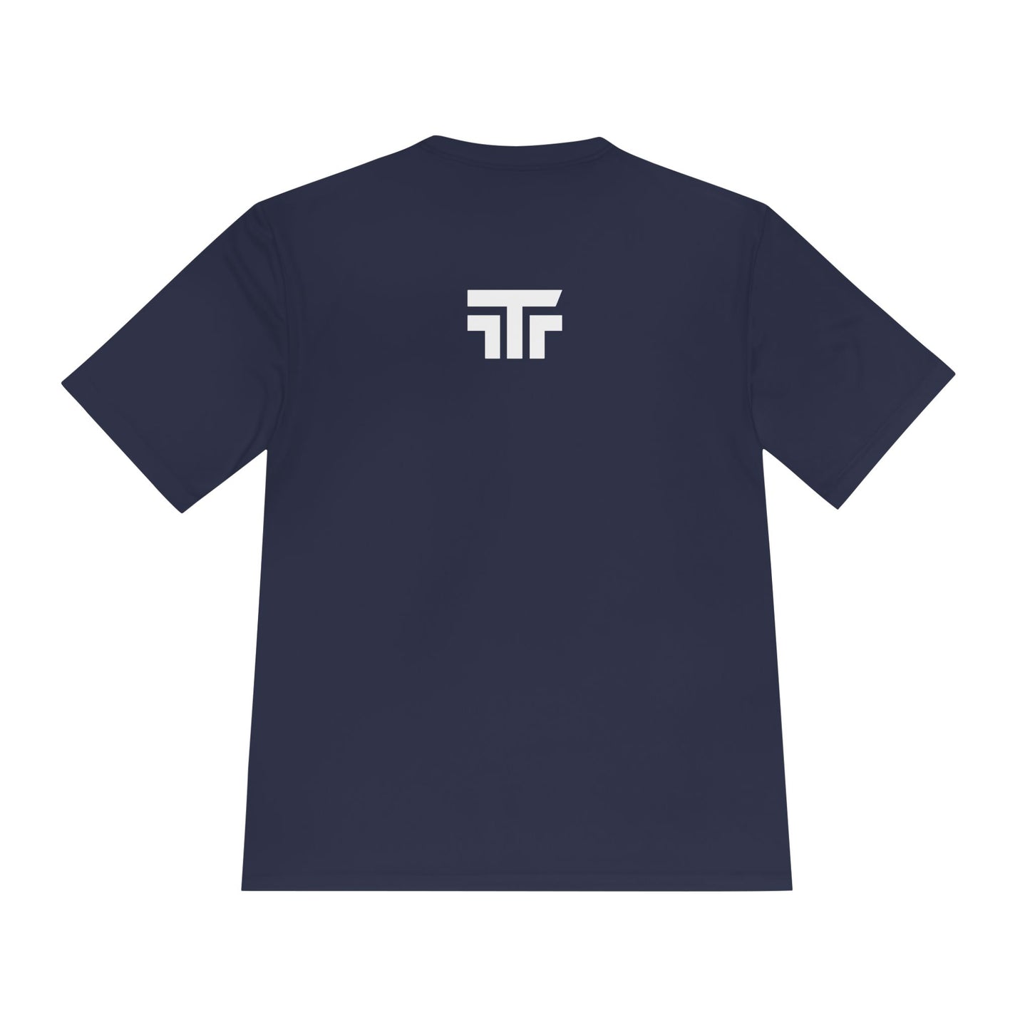 Black gym T-shirt featuring the Top Tier Gymrat logo printed on the front, made by Printify.