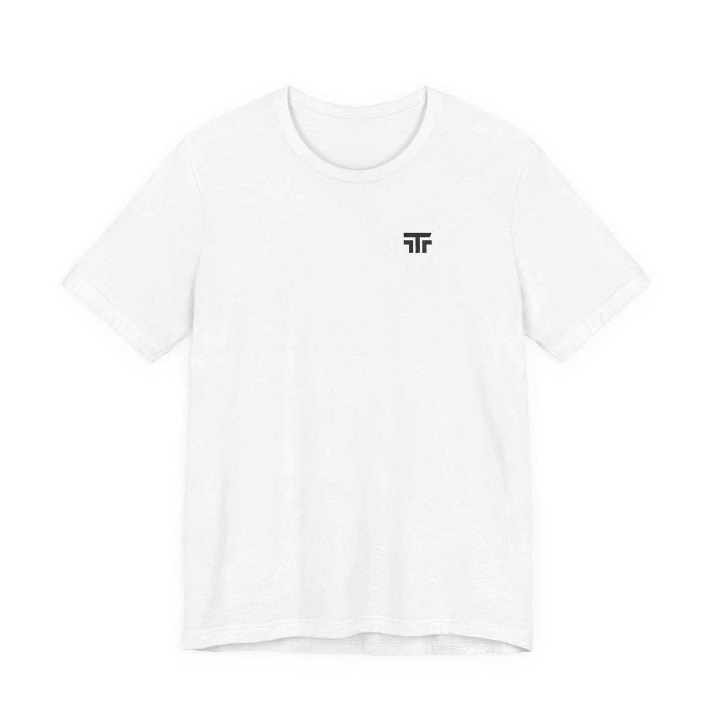 Printify Top Tier Core Tee, classic cotton T-shirt in a solid color, displayed flat on a white background.