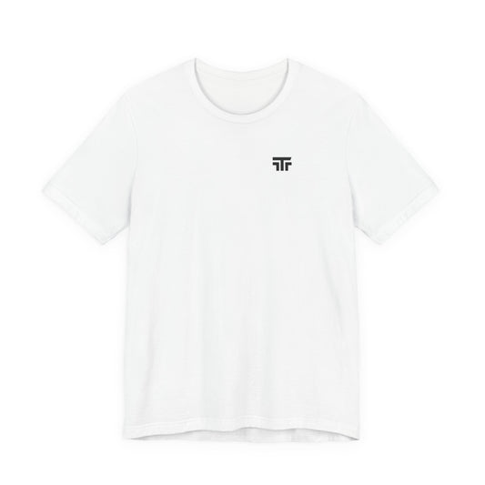 Printify Top Tier Core Tee, classic cotton T-shirt in a solid color, displayed flat on a white background.