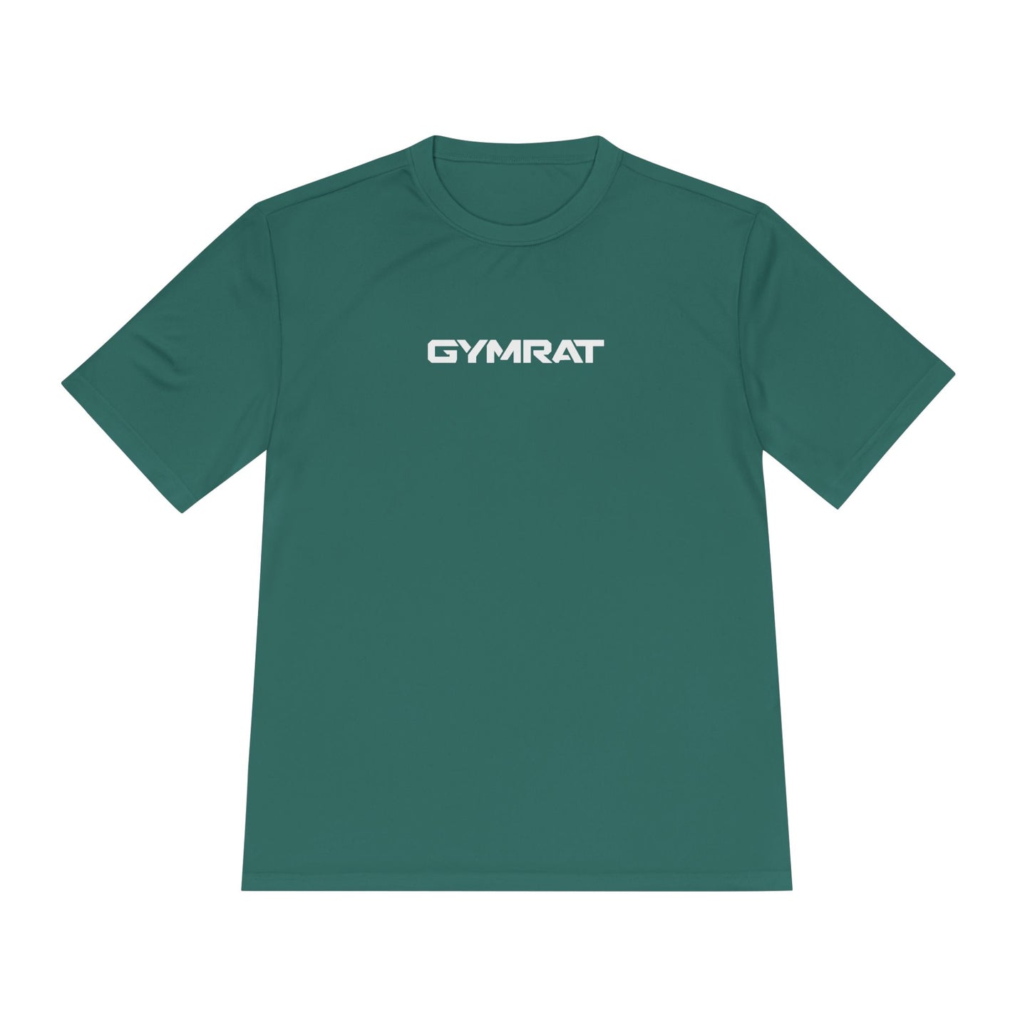 Black gym t-shirt featuring the Top Tier Gymrat logo in white, made by Printify, displayed on a plain background.