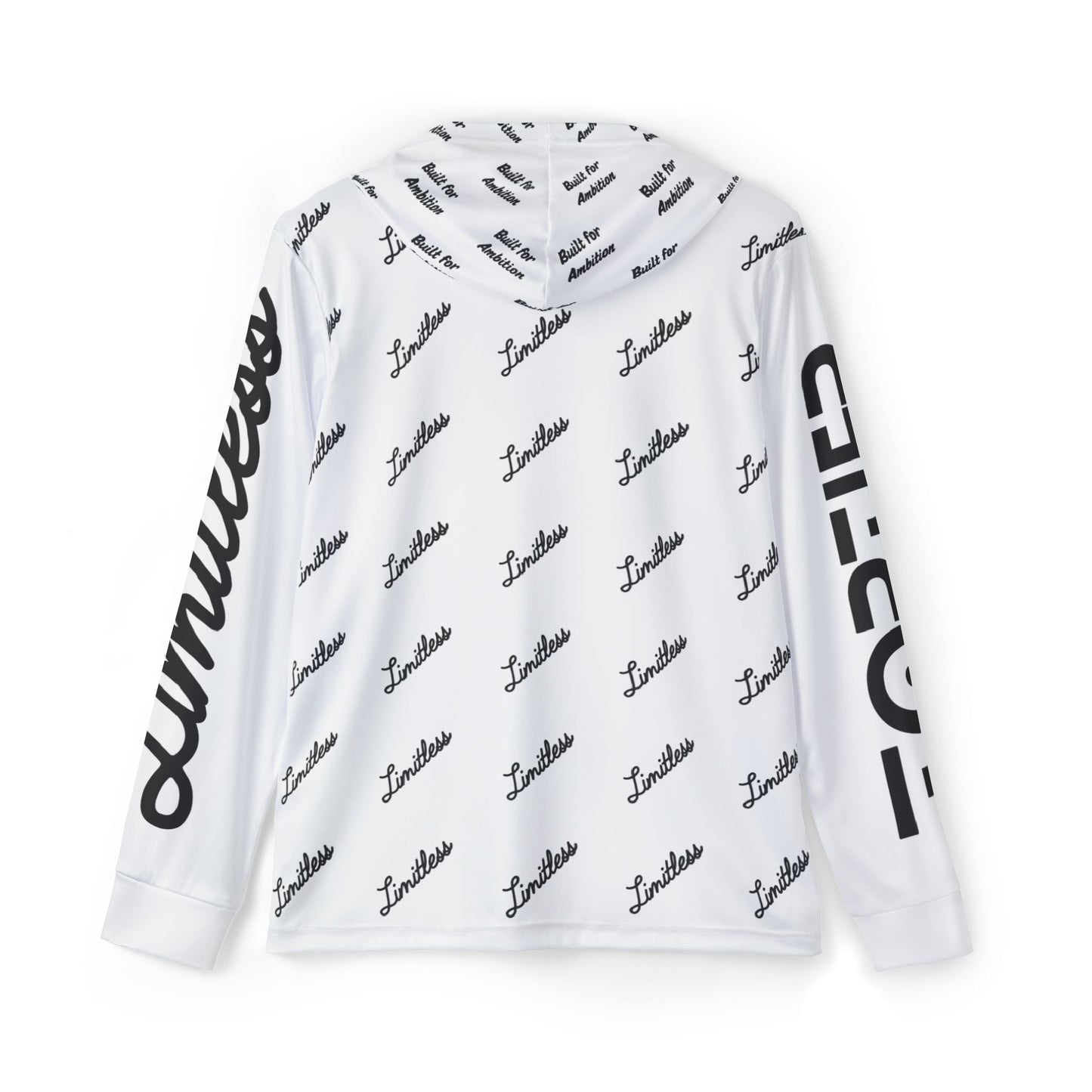 White AOP Performance Hoodie - Top Tier Apparel