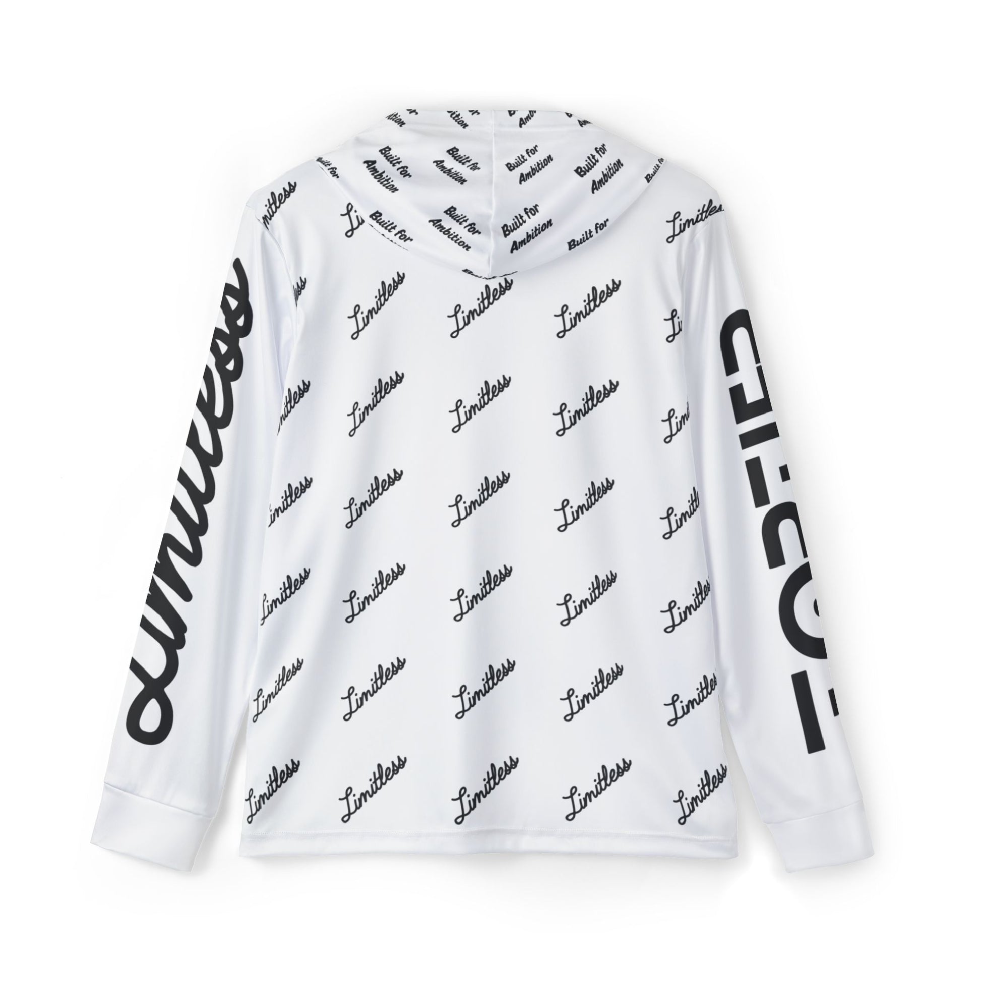 White AOP Performance Hoodie - Top Tier Apparel