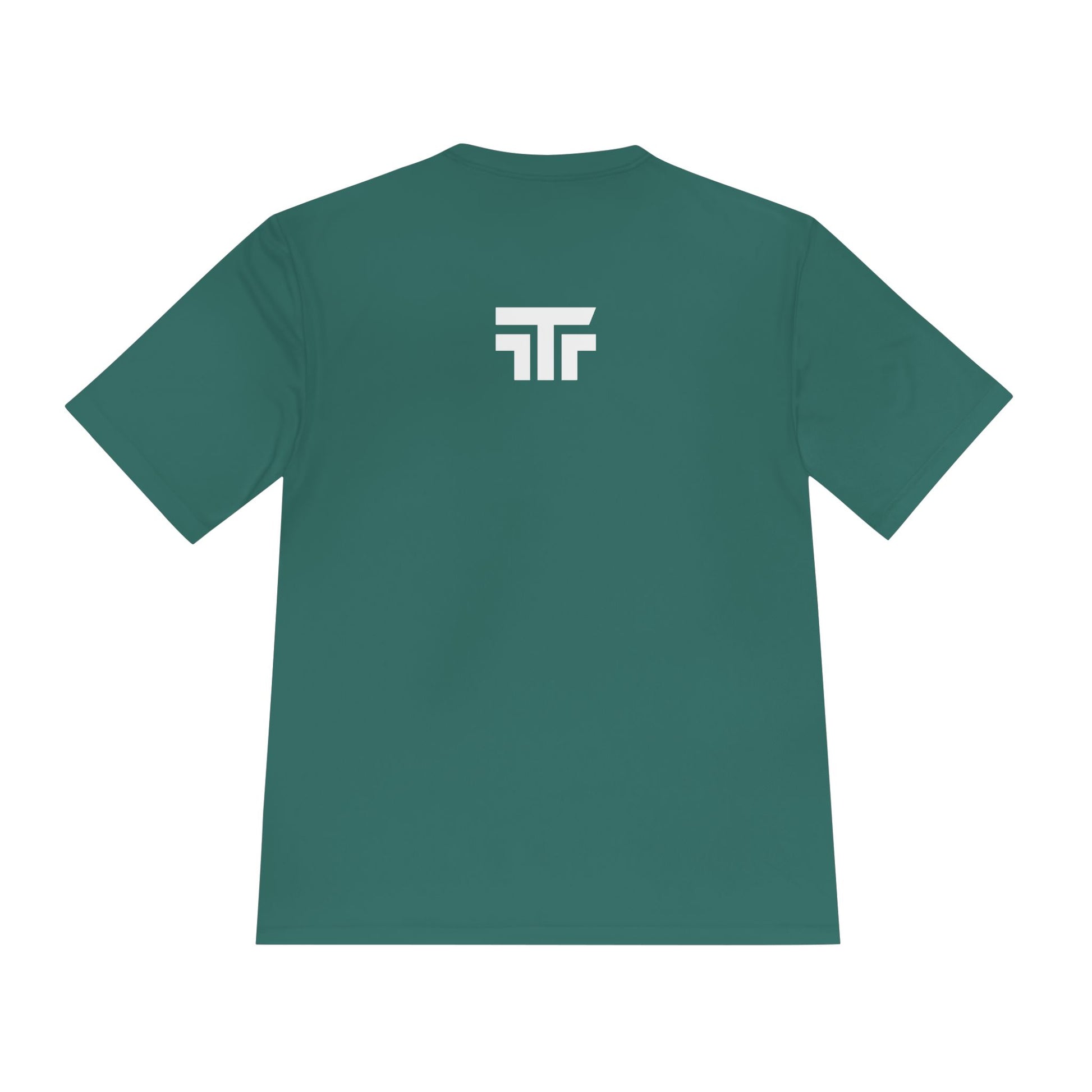 Black Top Tier Gymrat logo T-shirt by Printify featuring a bold gym-themed graphic on the front.