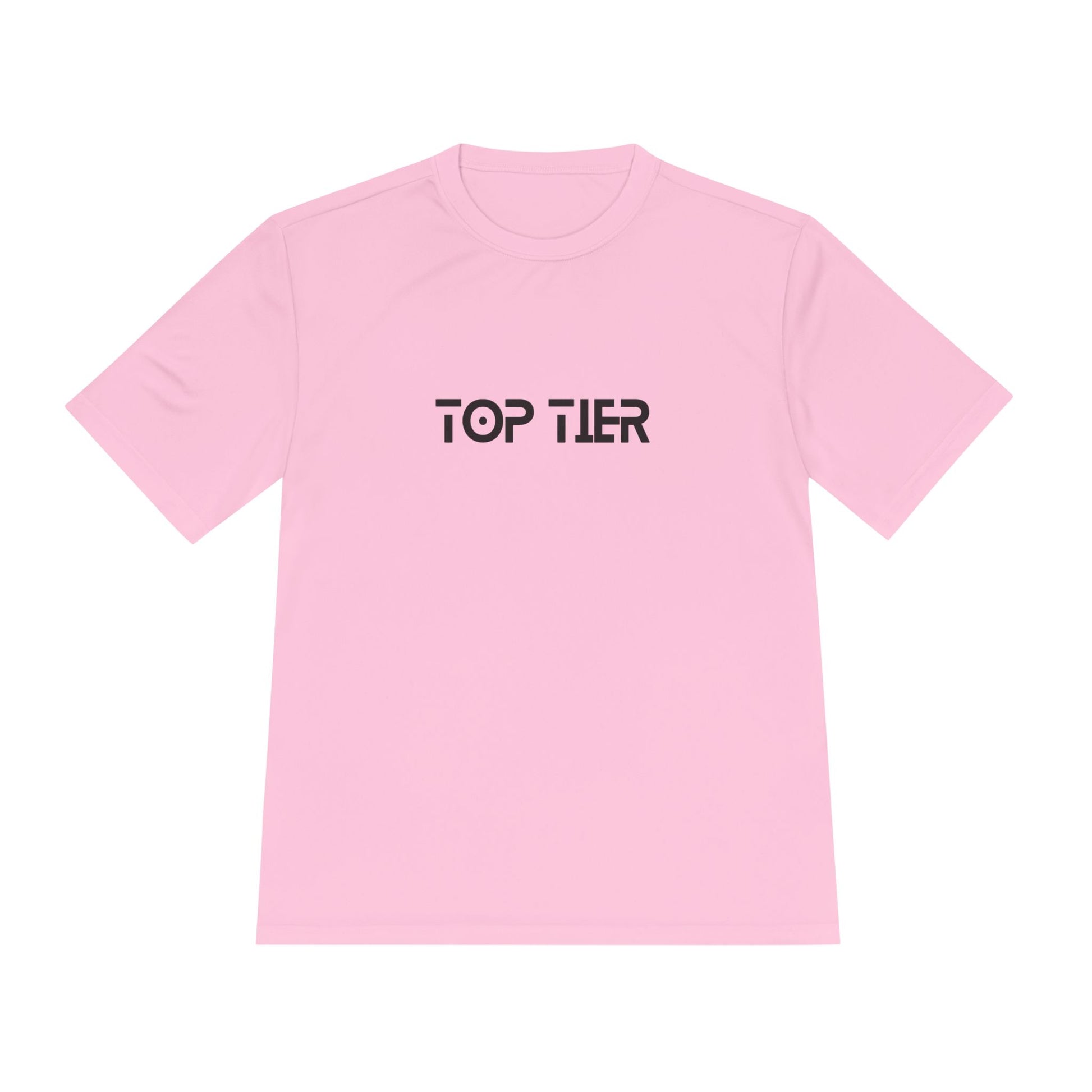 Printify Top Tier Performance T-Shirt showing a close-up of the lightweight, breathable fabric and stylish fit.