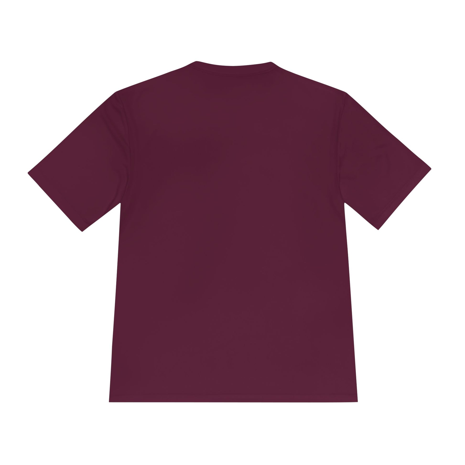 Printify Top Tier Performance Tee, a comfortable black athletic T-shirt with subtle branding, suitable for active wear.