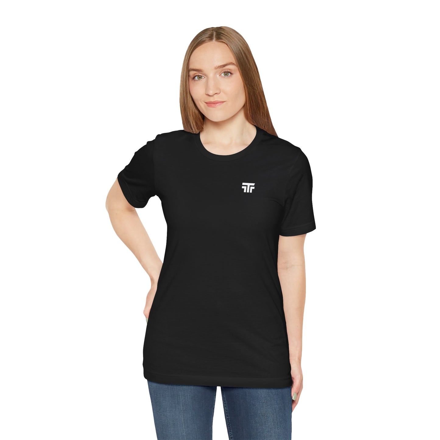 Printify Top Tier Core Tee, men's basic cotton T-shirt with crew neckline and short sleeves, in a neutral color.