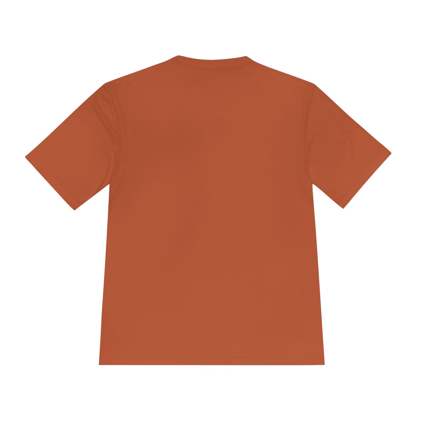 Black Top Tier Performance Tee t-shirt by Printify, featuring a comfortable fit and sleek design, shown laid flat.