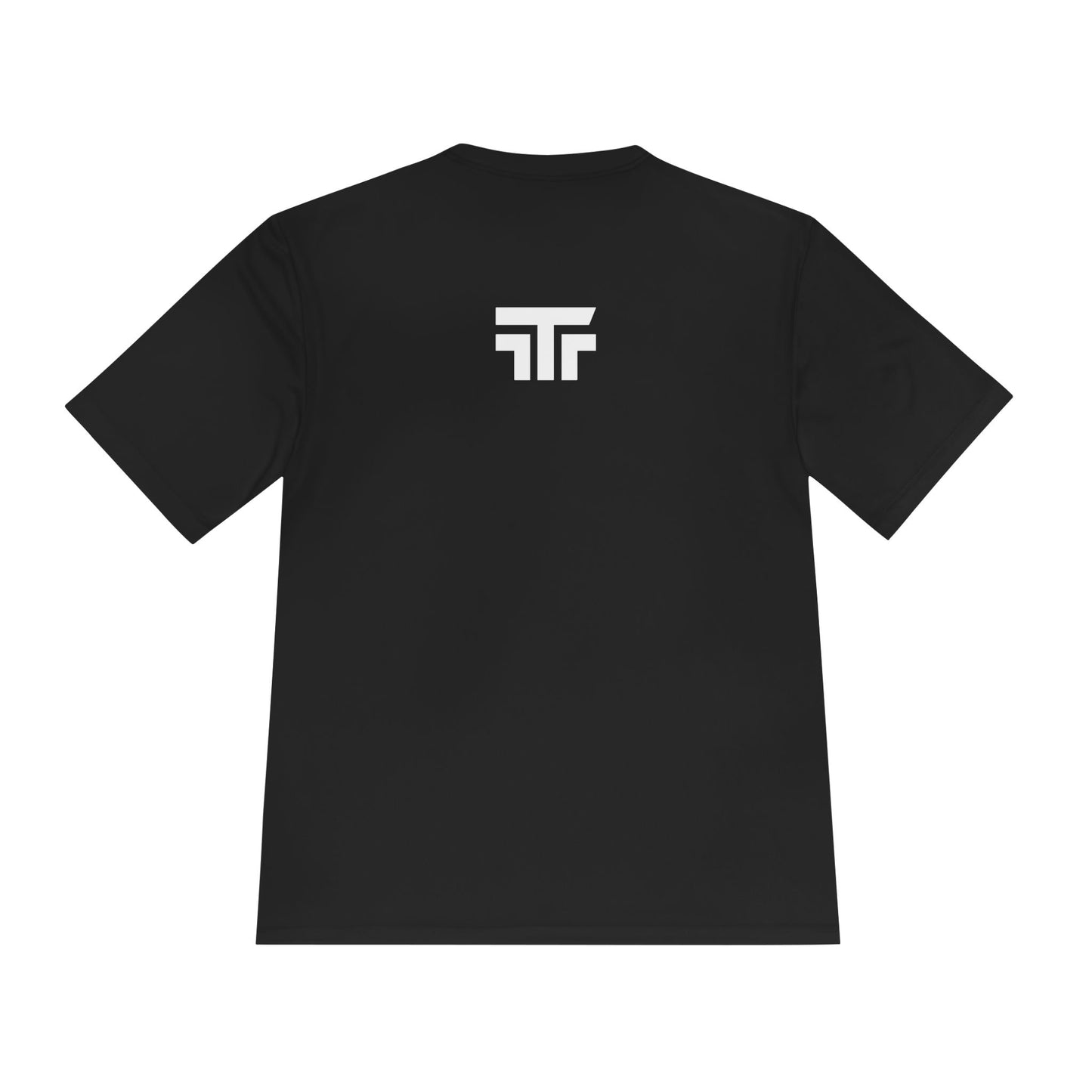 Black gym T-shirt with Top Tier Gymrat logo print, casual athletic wear by Printify on a flat-lay background.