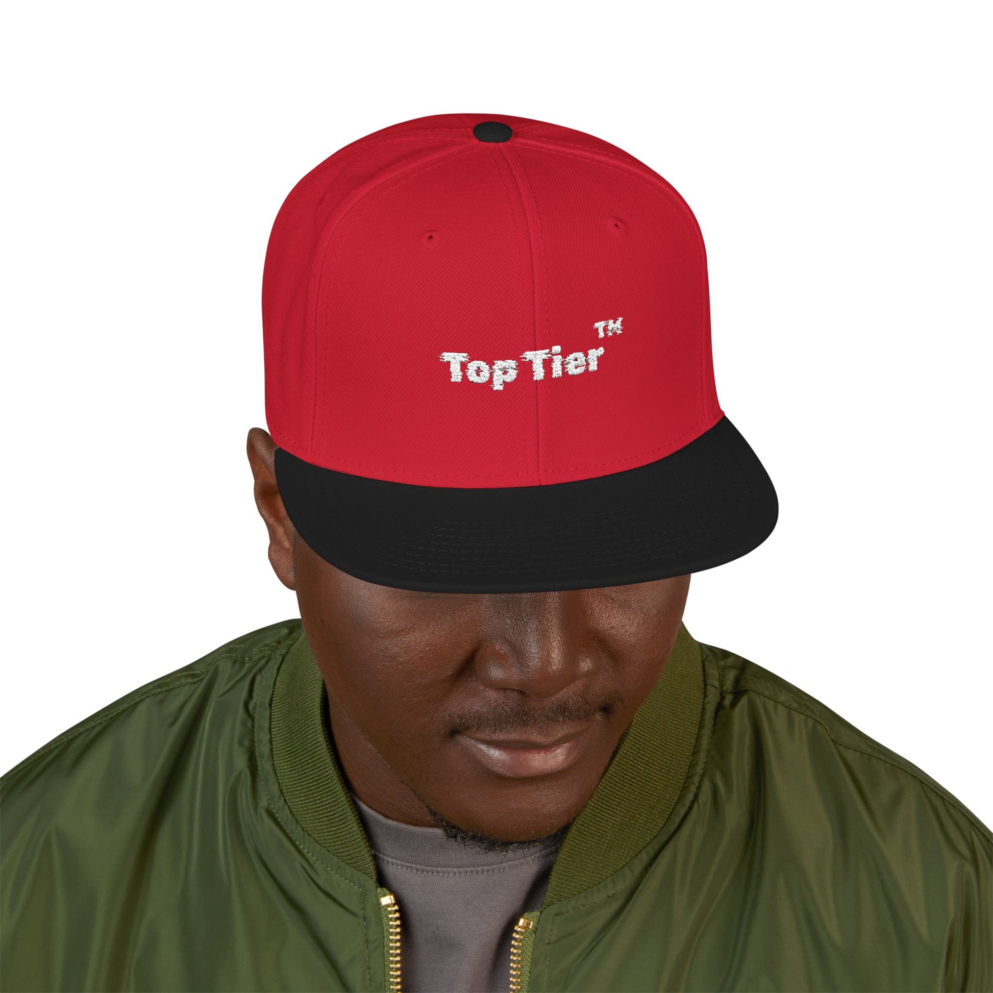 Top Tier Embroidered Snapback - Top Tier Apparel