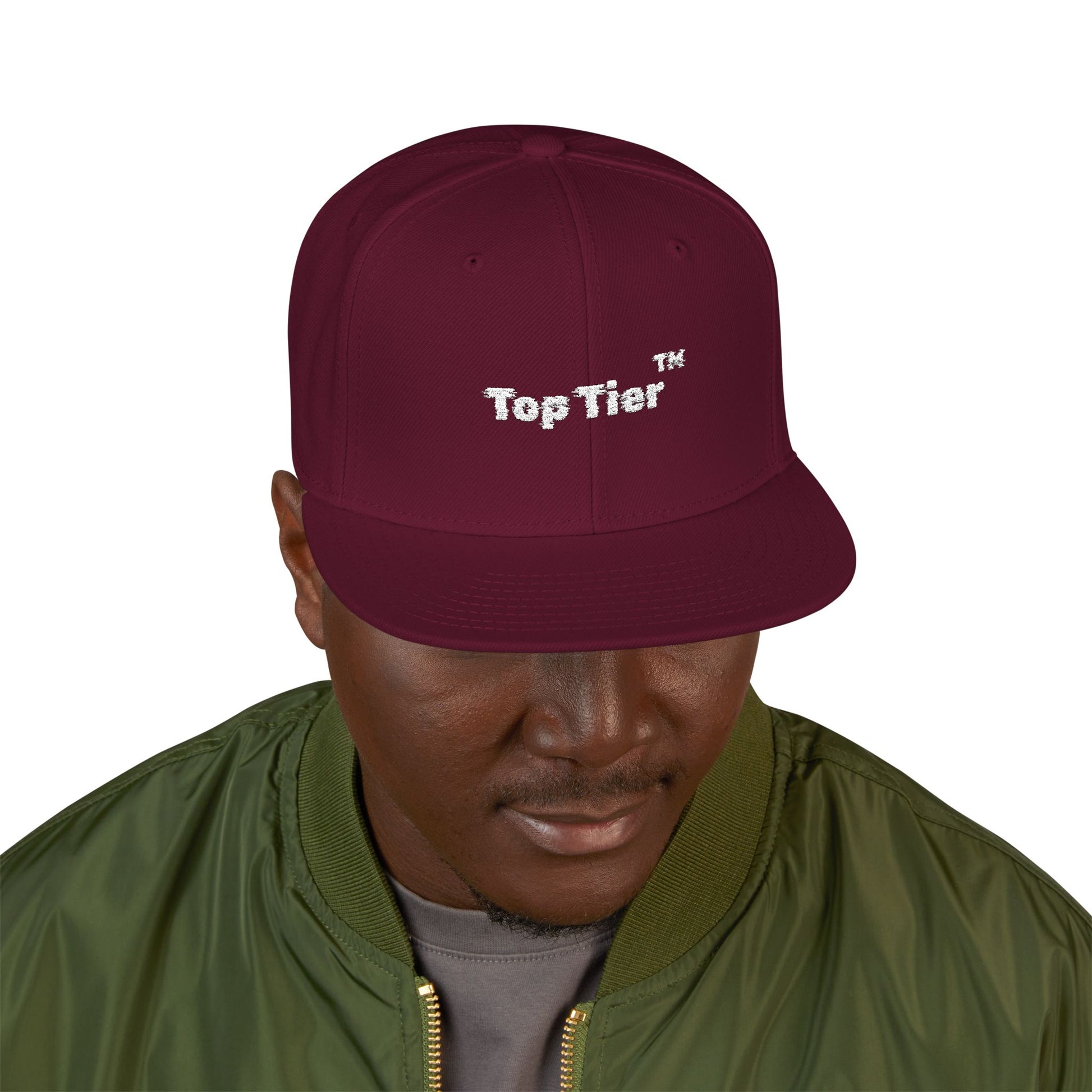Top Tier Embroidered Snapback - Top Tier Apparel