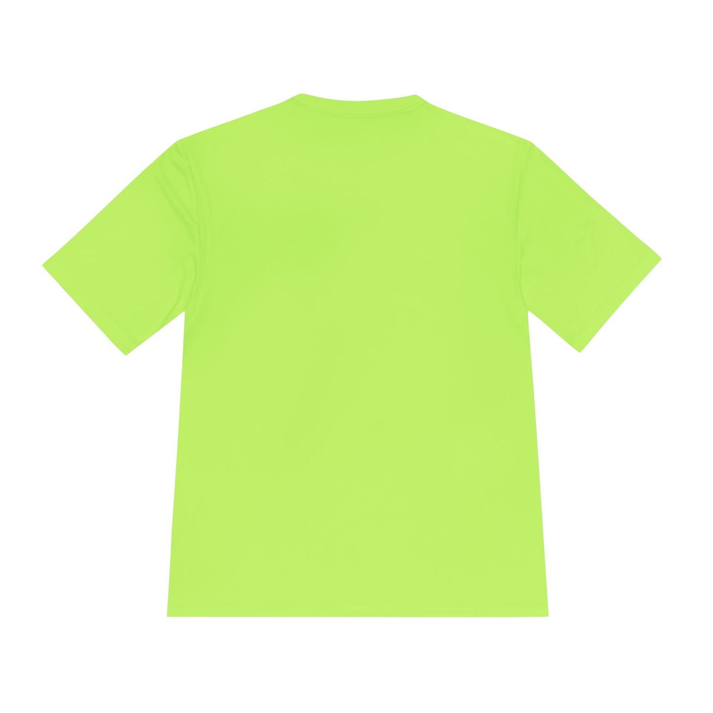White Top Tier Performance Tee by Printify, a casual T-shirt with a comfortable fit and premium fabric, shown on a flat lay.