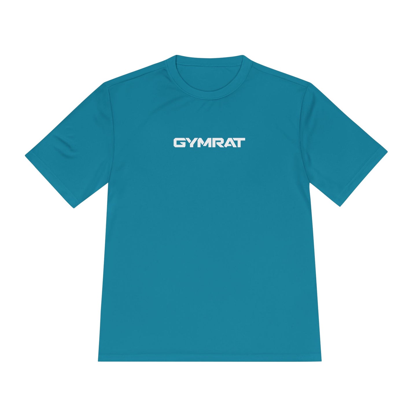 Black Top Tier Gymrat logo T-shirt by Printify featuring a bold gym-themed graphic on the front.